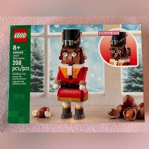 LEGO Nutcracker Brick Figure — Red, Brown & Black